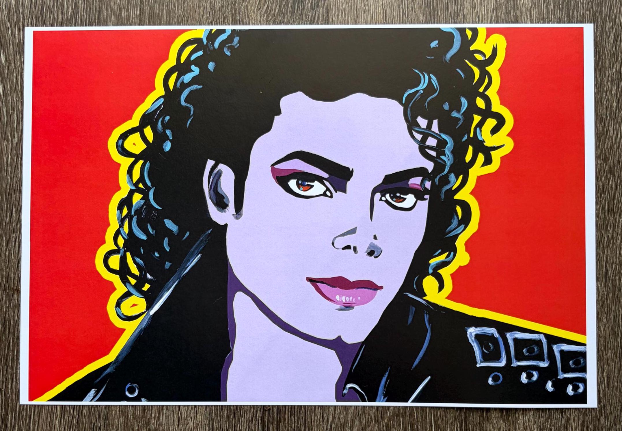 Michael Jackson Pop Art Print: 80s Retro Home Decor - Etsy