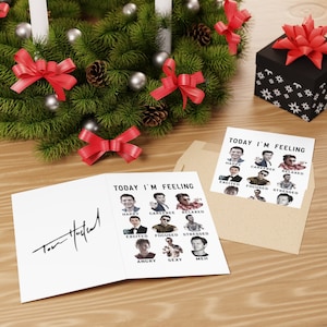 Cartão Tom Holland - A5 Illustrive Greeting Birthday Cards, Tom Holland Gifts Birthday Card Tom Holland Signature Merch Autograph