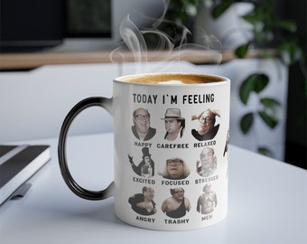 Danny DeVito Mug, Frank Reynolds Mug, Danny DeVito Gift, Danny DeVito Cup, Danny DeVito Autograph - 11oz Color Morphing Coffee Mug