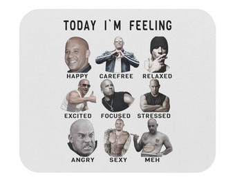 Vin Diesel Mouse Pad Gift Mousepad Autograph Gifts Dominic Toretto Mouse mat Office Decor Deskmat Funny Computer Accesories Mousepad Cute