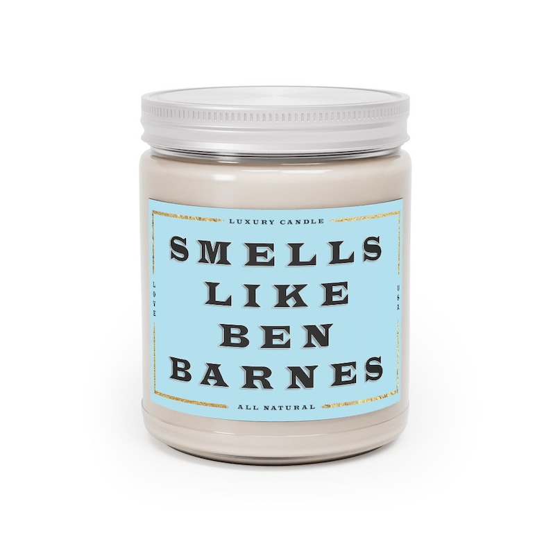 Ben Barnes Candle Smells Like Ben Barnes Soy Wax Etsy