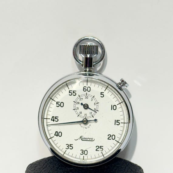 Vintage Minerva Swiss Stopwatch 7 Jewels Mechanical M… - Gem