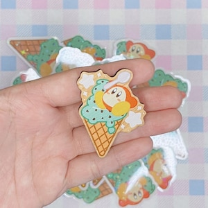 Cherry wood pin / Kirby wooden pin