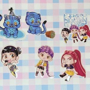 Waterproof kpop demon hunter sticker / huntrix
