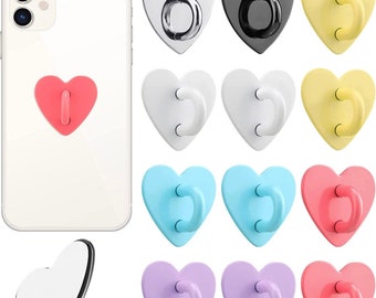 heart phone grip add-on / phone charm sticker / phone charm adhesive