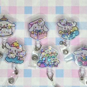 Kawaii belt clip badge reel