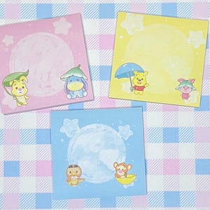 Pooh post-it sticky note / post-it pad