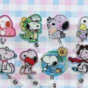 kawaii shaker belt clip badge reel / retractable cord