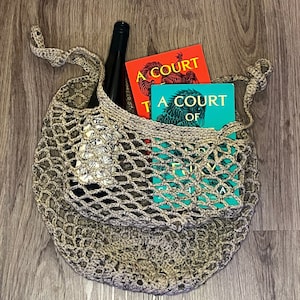 Handmade Crochet Market Bag | Shopping, Tote, Accessory, Gift
