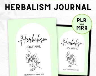 Herbalism Journal: Modelo de e-book PLR para coaches de saúde (download digital)