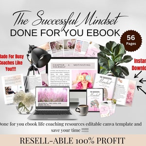 The Successful Mindset,Limiting Beliefs,Self-Sabotage,Lead Magnet for Coaches,Done for You Resell ebook,Self-Help Coaching,Imposter Syndrome