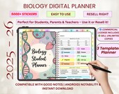 Student Digital Planner 2025-2026 | Academic Study Organizer for Goodnotes, Notability & iPad