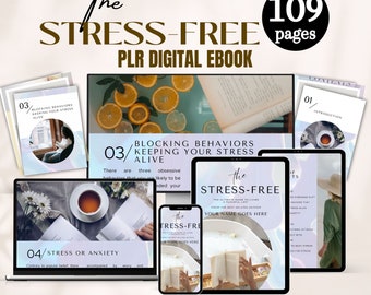 Stress-Free PLR Ebook: Simplify Your Life with Private Label Rights, Anxiety & Meditation Coach Content