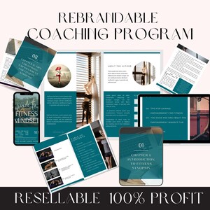 Fitness Mindset Coaching Program: DFY Ebook + Journal (Canva Template) image 8