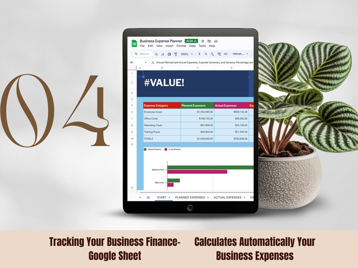 Simple 12 Month Planner Template Google Sheets Expense Tracker,template ...