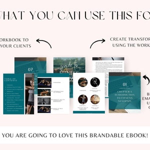 Fitness Mindset Coaching Program: DFY Ebook + Journal (Canva Template) image 7