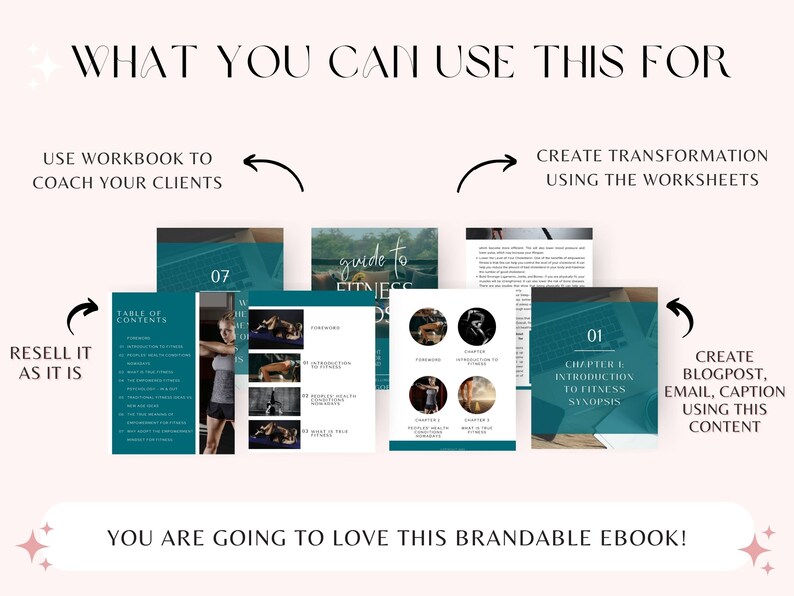 Fitness Mindset Coaching Program: DFY Ebook + Journal (Canva Template) image 7