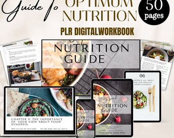 Optimum Nutrition Guide: PLR Digital Workbook for Coaches