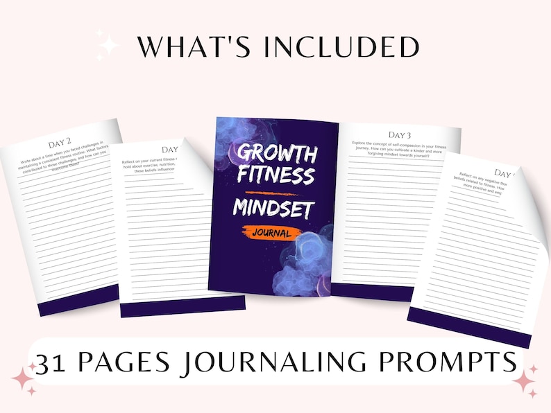 Fitness Mindset Coaching Program: DFY Ebook + Journal (Canva Template) image 2