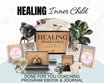 Healing Inner Child Ebook: Self-Care Journal & Canva Templates (Digital Download)