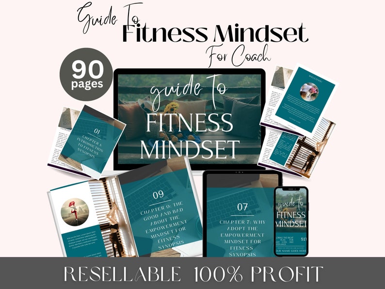 Fitness Mindset Coaching Program: DFY Ebook + Journal (Canva Template) image 10