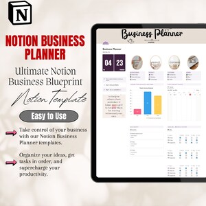 Notion Business Planner Template: Client Dashboard & Project Management