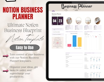 Notion Business Planner Template: Client Dashboard & Project Management