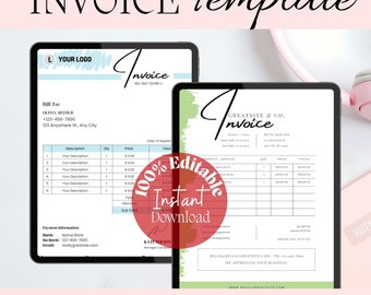 Editable Invoice Template: Printable Business Form