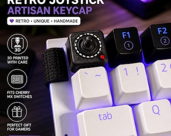 Retro Gaming Artisan Keycaps for Cherry MX Mechanical Keyboards – NES, Atari and Handheld Console Inspired