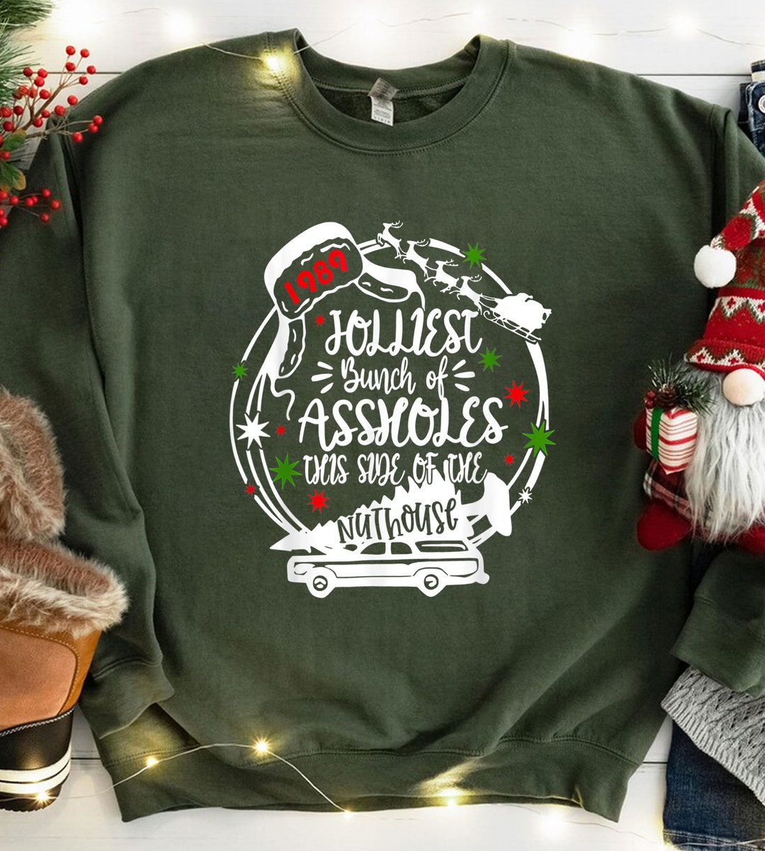 Jolliest Bunch of Assholes This Side of the Nut House Xmas - Etsy