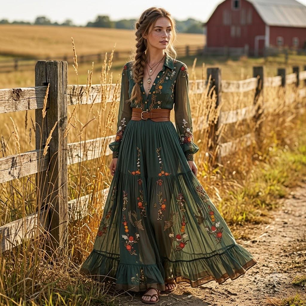 Mamma Mia Boho Outfit Women
