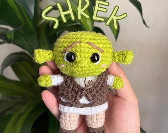 Shrek Amigurumi Crochet Pattern PDF | Beginner Intermediate Friendly Ogre Doll Tutorial