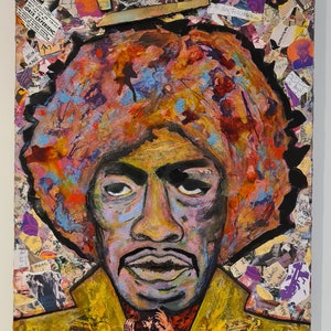 Raise My Hendrix To Jimi - Jimi Hendrix Canvas Artwork