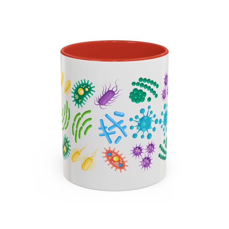 Science Coffee Mug, Bacteria Cup, Microbiologist Gift, Lab Tech, 11oz