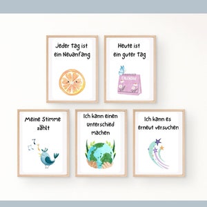 50 Kinder Positive Affermation Karten, Affirmationskarten für Kinder zum Üben von Meditation, tägliches Affirmationsset