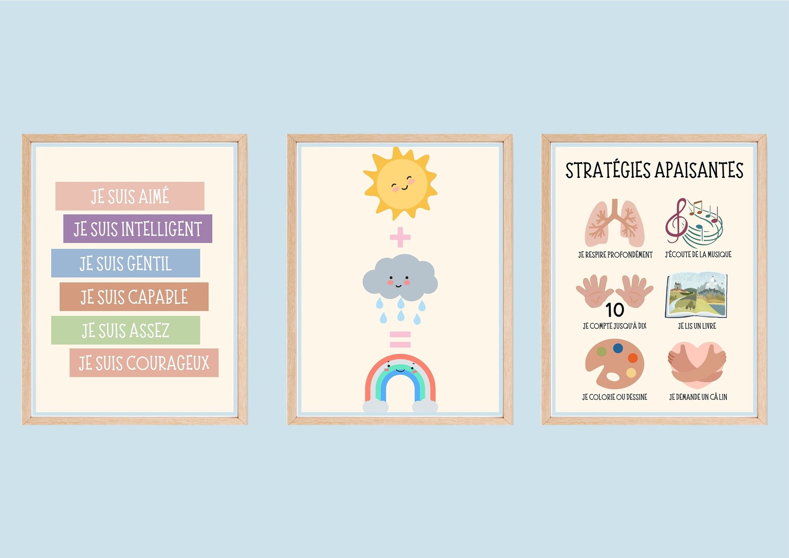8 Affiches éducatives Langue Des Signes ASL - Alphabet Gestuel Pour Débutants - Décoration Murale Classe Ou Maison - 25.4x20.3 Cm - 12
