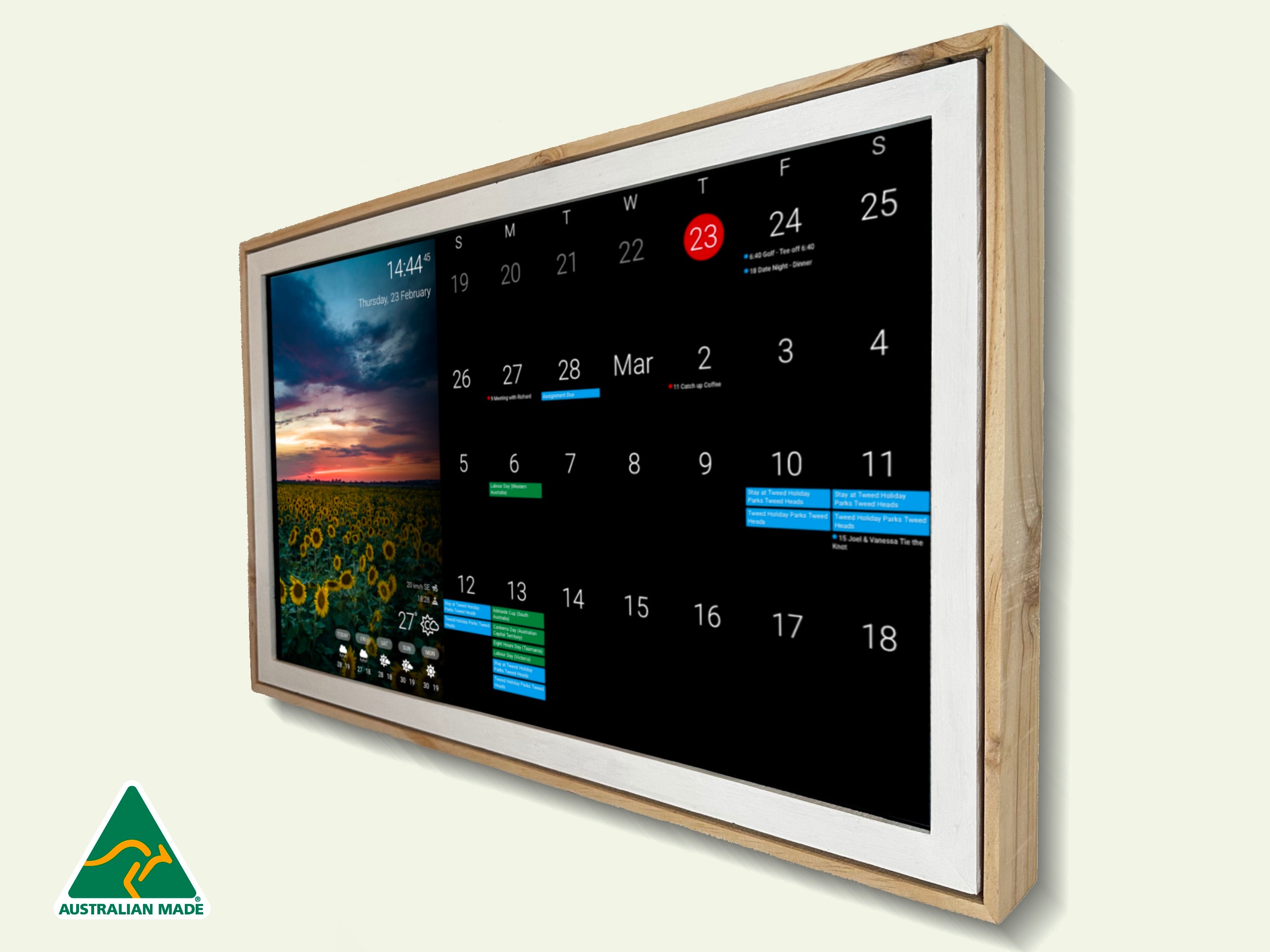 Dakboard Big Digital Wall Display Smart Screen Wifi Photo Etsy Australia