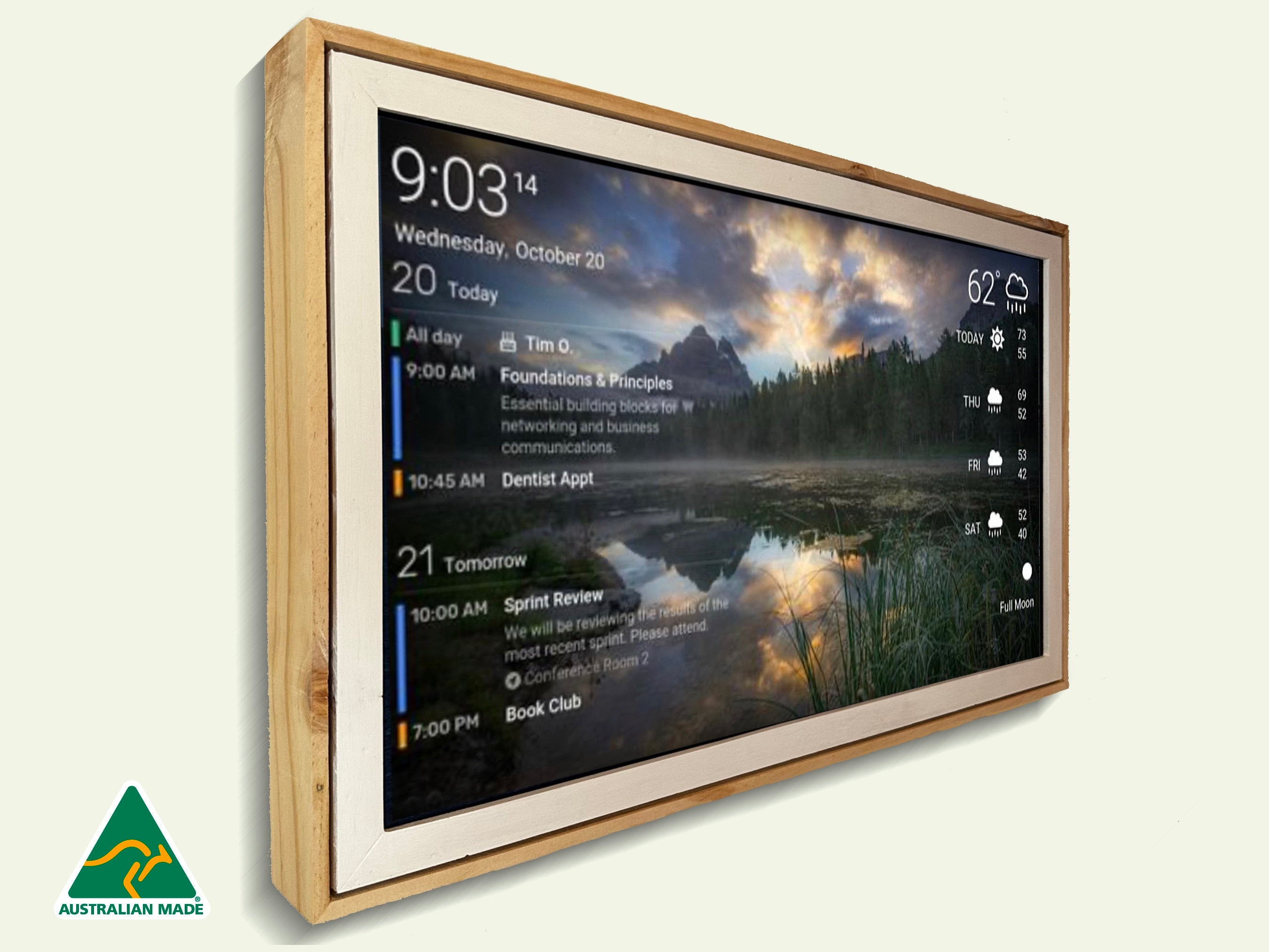 Dakboard Big Digital Wall Display Smart Screen Wifi Photo Etsy Canada