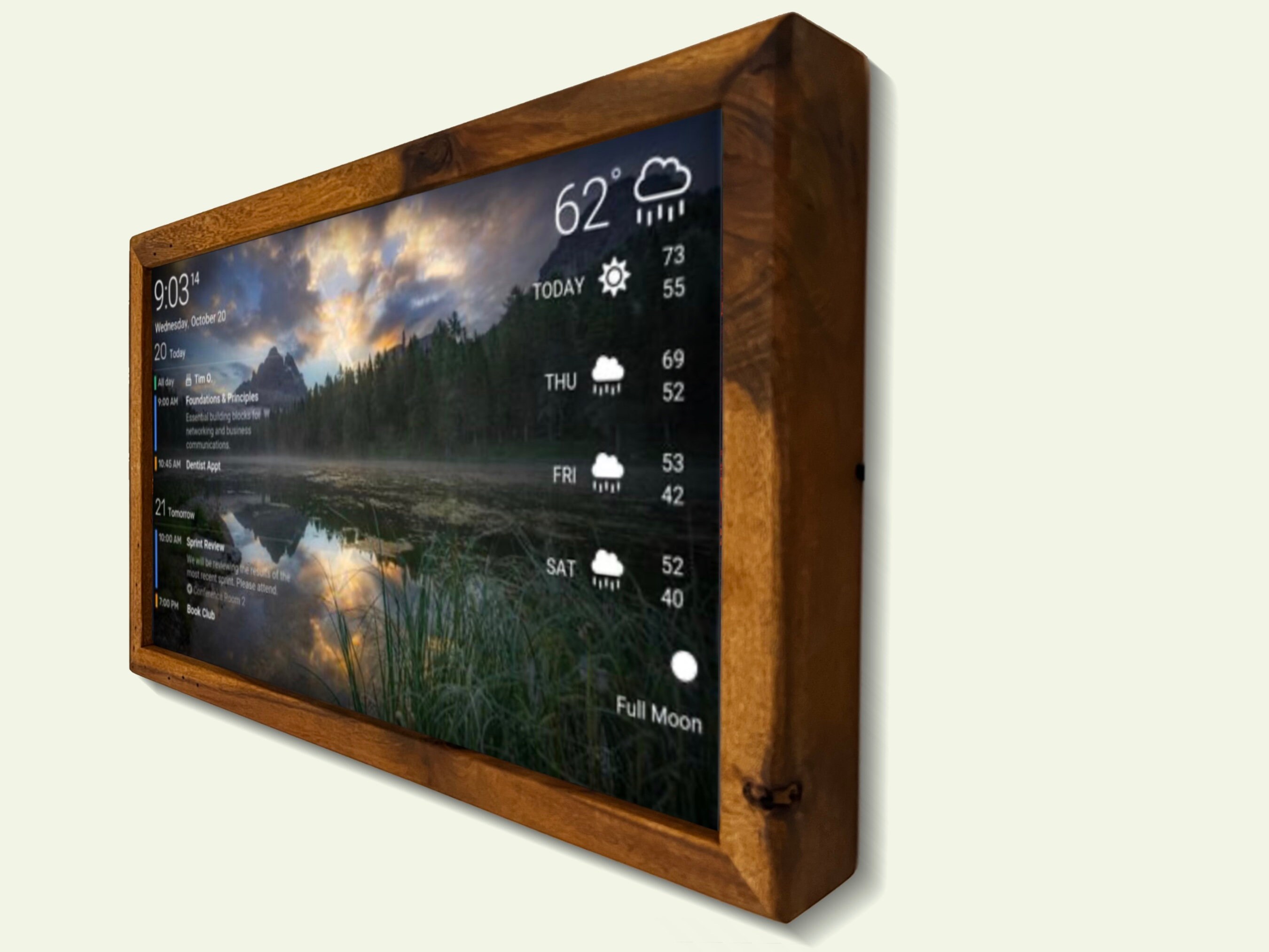 24 Inch Digital Wall Display Digital Calendar Smart Screen Etsy UK