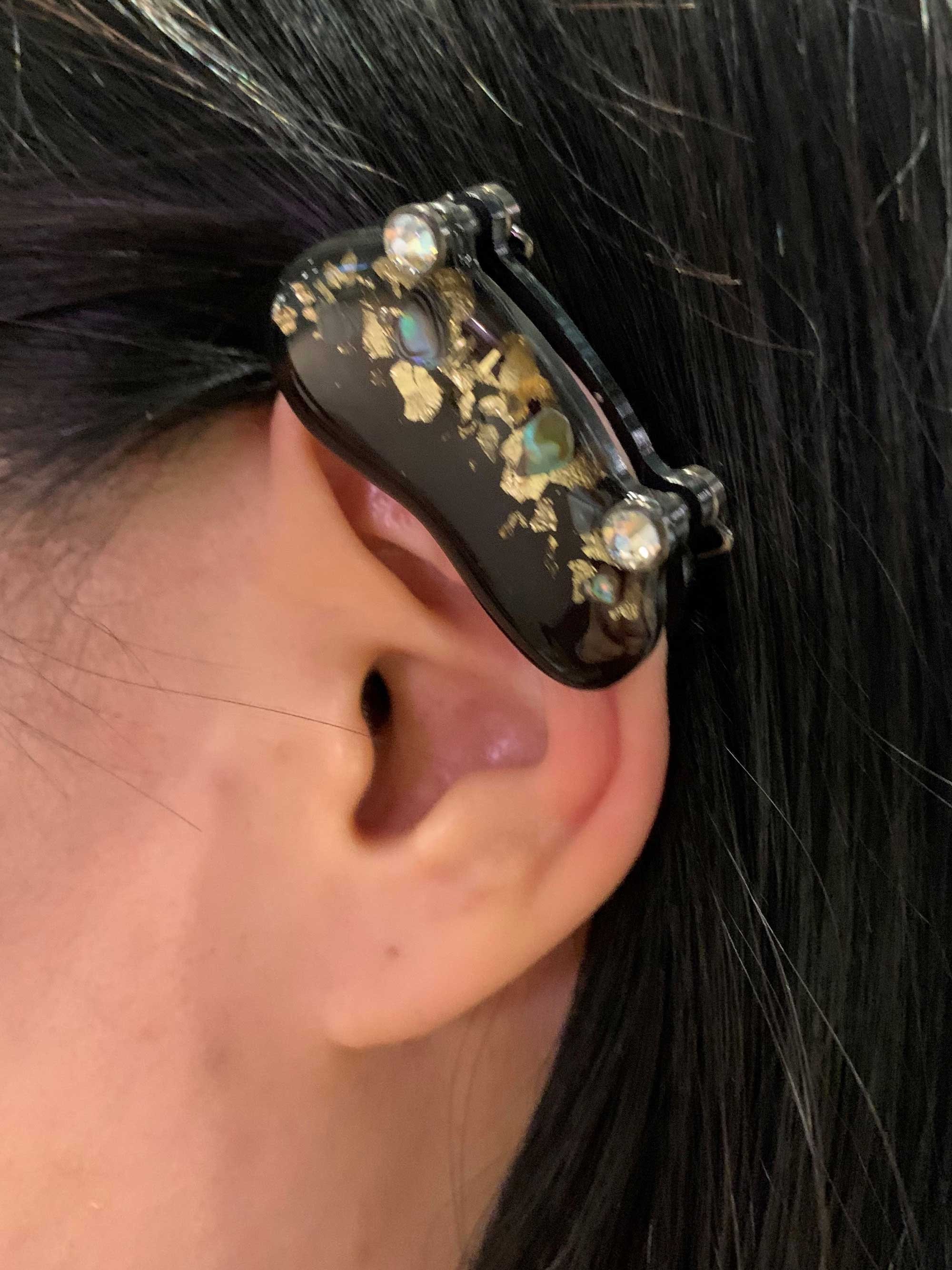 41x20mm 1.61x0.79 Keloid Pressure Earrings Aretes De Precion Para