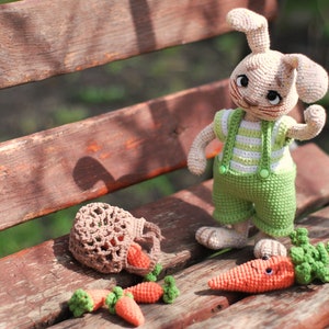 Crochet PATTERN Bunny Rabbit/ Crochet bunny amigurumi pattern PDF in Eng/ Amigurumi easter rabbit/ Cute animals pattern/pattern easter bunny image 4