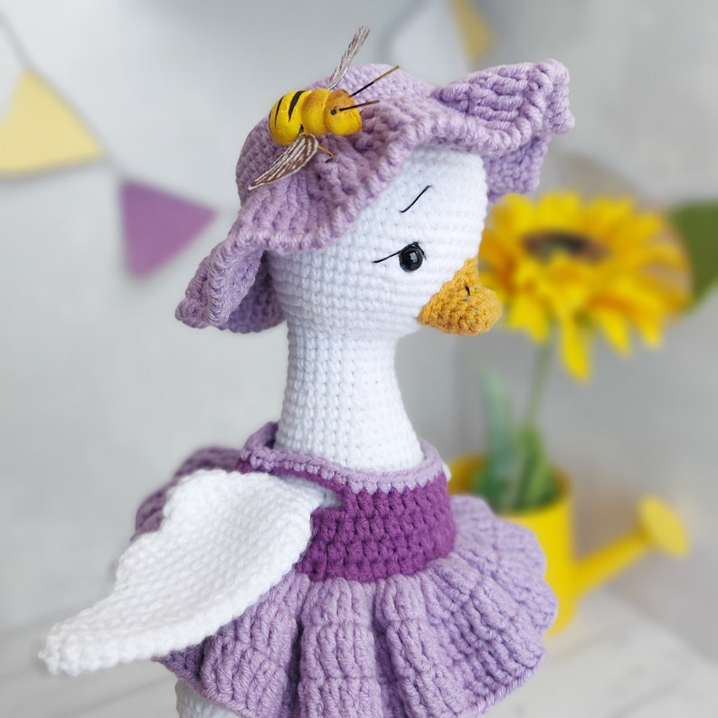 Crochet Pattern Easter Goose, set pattern goose and gander, Easter décor Crochet Pattern, amigurumi goose pattern crochet PDF in Eng zdjęcie 8