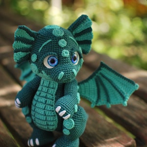 Crochet dragon pattern PDF in Eng, amigurumi dragon crochet toy pattern, crochet dino pattern, Crochet Amigurumi Dragon, amigurumi Dinosaur image 6