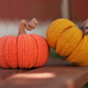 Crochet pumpkin pattern PDF in Eng, size 3.5, Halloween and Thanksgiving Crochet Pumpkin Decor Pattern, amigurumi pumpkin tutorial image 3