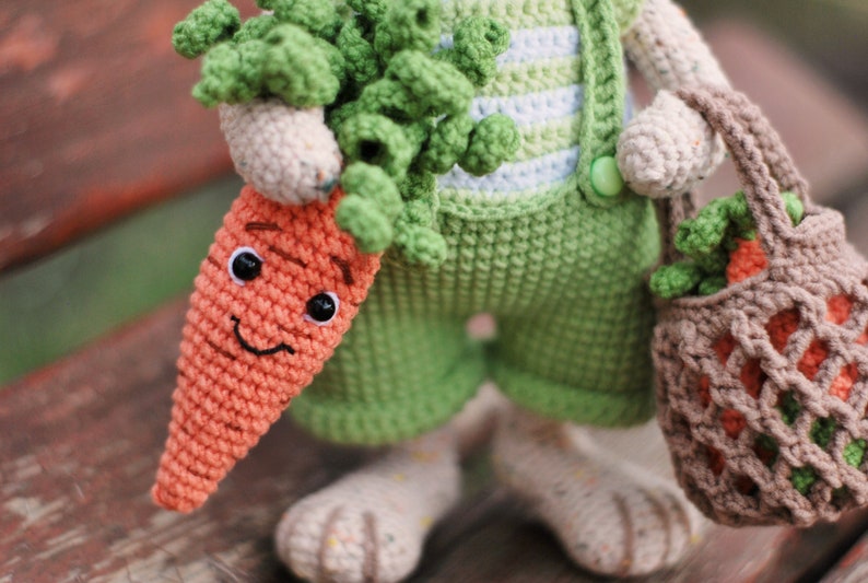 Crochet PATTERN Bunny Rabbit/ Crochet bunny amigurumi pattern PDF in Eng/ Amigurumi easter rabbit/ Cute animals pattern/pattern easter bunny image 9