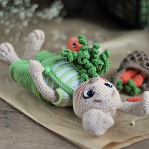 Wzór szydełkowy Bunny Rabbit/szydełkowy króliczek amigurumi wzór PDF w Eng/Amigurumi Easter Rabbit/Słodkie zwierzęta wzór/wzór Easter Bunny zdjęcie 2