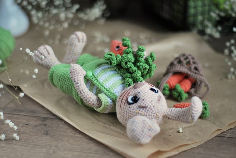 Crochet PATTERN Bunny Rabbit/ Crochet bunny amigurumi pattern PDF in Eng/ Amigurumi easter rabbit/ Cute animals pattern/pattern easter bunny image 2