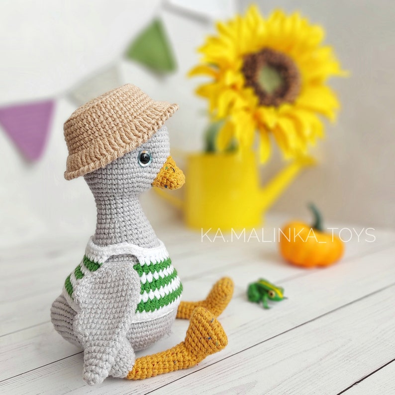 Crochet Pattern Easter Goose, set pattern goose and gander, Easter décor Crochet Pattern, amigurumi goose pattern crochet PDF in Eng zdjęcie 7