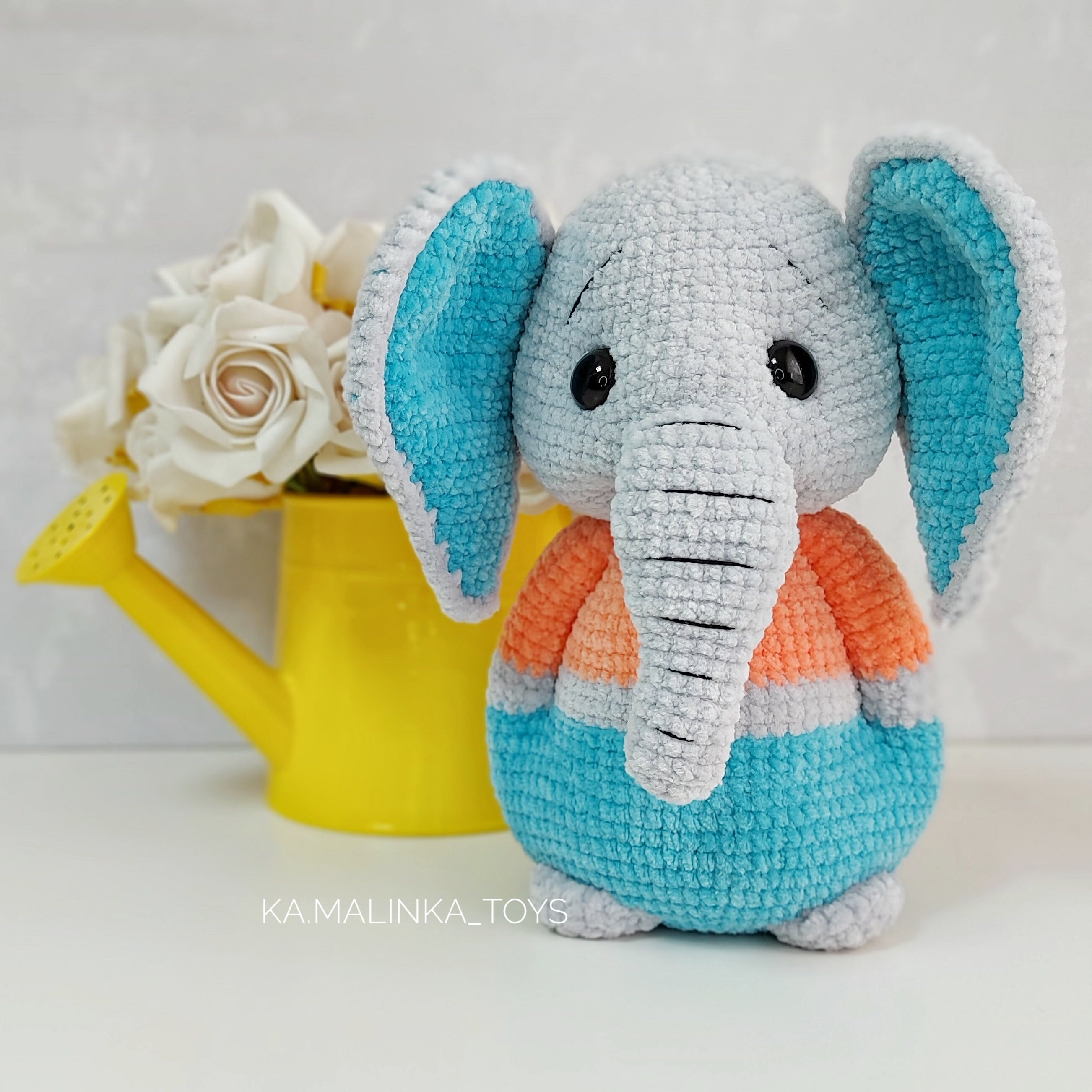Crochet Elephant Pattern Amigurumi Elephant PDF Pattern in Etsy Australia