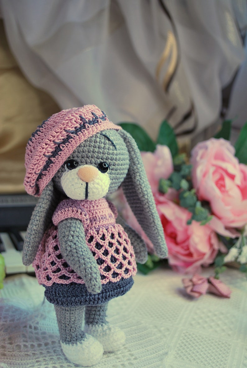 Crochet Bunny Pattern Crochet Cute Bunny With a Dress and a - Etsy